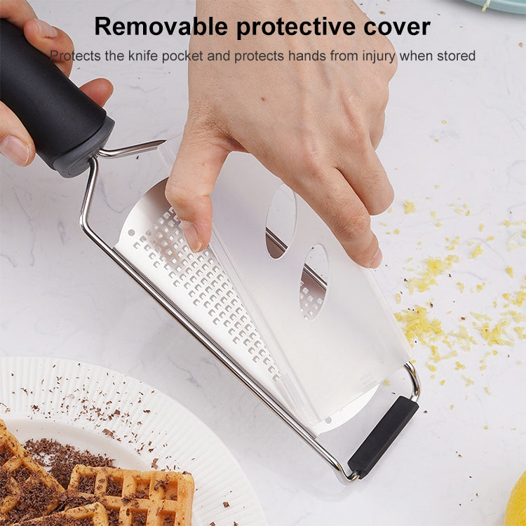 Cheese Grater Stainless Steel Blade Cheese Slicer Lemon Grater Chocolate Scraping Planer with Protective Cover, Cheese Grater (Red), Cheese Grater (Black) Cheese Grater Stainless Steel Blade Cheese Slicer Lemon Grater Chocolate Scraping Planer with Protective Cover, Cheese Grater (Red), Cheese Grater (Black)