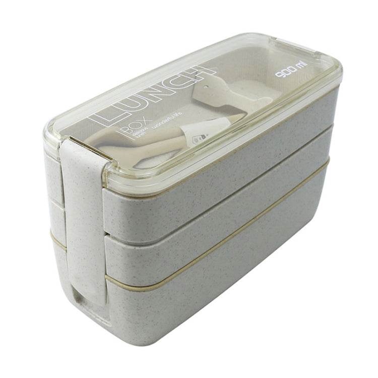 900ml 3 Layers Bento Box Lunch Box Food Container Wheat Straw Material Microwavable Dinnerware Lunchbox 900ml 3 Layers Bento Box Lunch Box Food Container Wheat Straw Material Microwavable Dinnerware Lunchbox