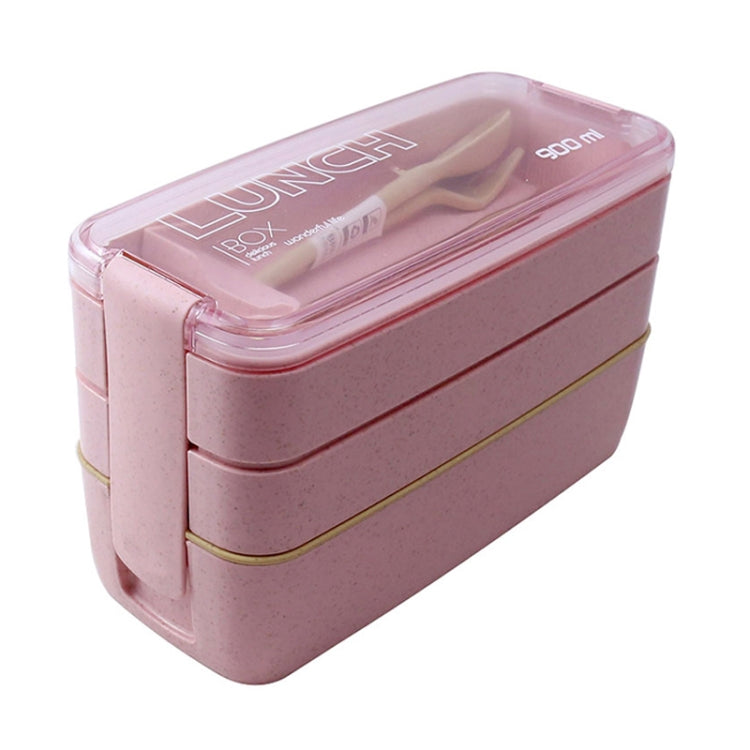 900ml 3 Layers Bento Box Lunch Box Food Container Wheat Straw Material Microwavable Dinnerware Lunchbox 900ml 3 Layers Bento Box Lunch Box Food Container Wheat Straw Material Microwavable Dinnerware Lunchbox