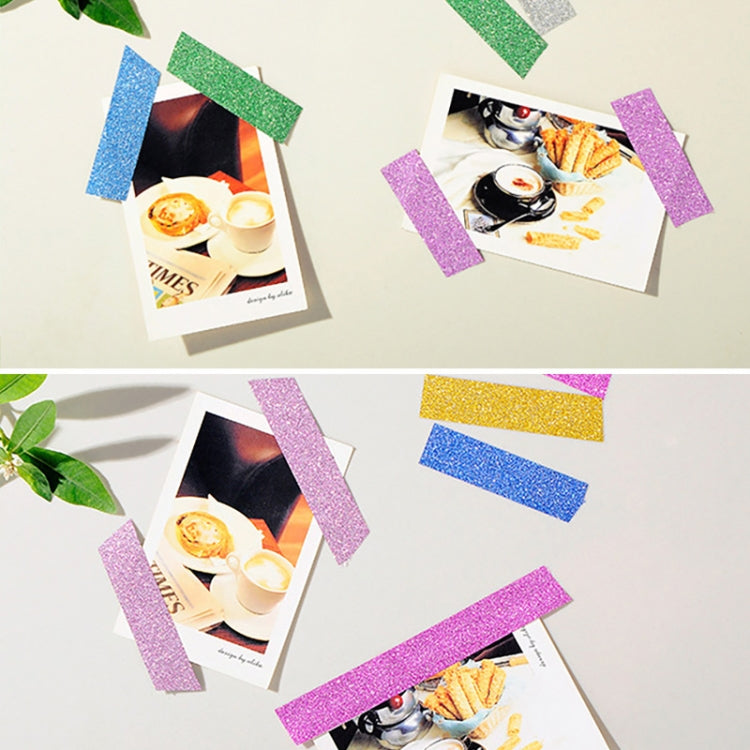 Flash Washi Sticky Paper Tape Label DIY Decorative Tape, Length: 10m, Golden Yellow, Rose Red, Sky Blue, Skin Pink, Orange, Green, Pink, Silver, Royal Blue, Coffee, Black, Floral, Light Gold, Jasper, Dark Blue Flash Washi Sticky Paper Tape Label DIY Decorative Tape, Length: 10m, Golden Yellow, Rose Red, Sky Blue, Skin Pink, Orange, Green, Pink, Silver, Royal Blue, Coffee, Black, Floral, Light Gold, Jasper, Dark Blue