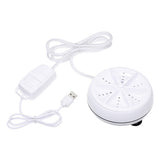 Portable Mini Washing Machine Ultrasonic Turbine Clothes Mini Washer with USB Cable Convenient for Travel