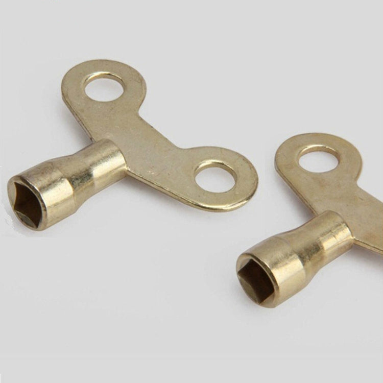 5 PCS Faucet Key Solid Brass Lock Radiator Plumbing Drainage Square Hole Socket Faucet Key, Inner Diameter 6.25 mm 5 PCS Faucet Key Solid Brass Lock Radiator Plumbing Drainage Square Hole Socket Faucet Key, Inner Diameter 6.25 mm