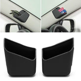 2 PCS Universal Car Accessories Glasses Organizer Storage Box Holder Black, Car Glasses Organizer
