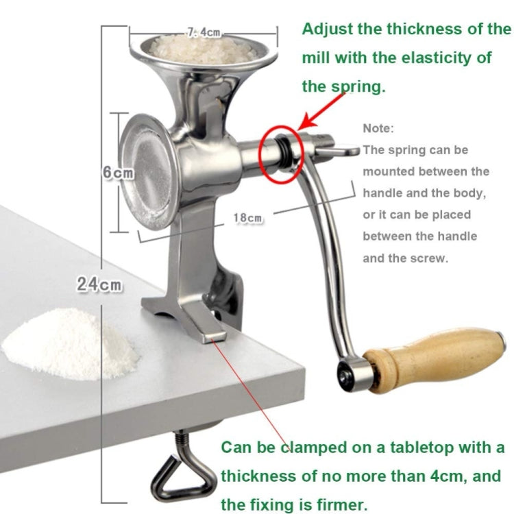 Household Stainless Steel Manual Grinder Home Coffee Tools Grinding Mill Machine for Soy Peanut, Grinding Mill Machine Household Stainless Steel Manual Grinder Home Coffee Tools Grinding Mill Machine for Soy Peanut, Grinding Mill Machine