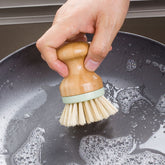 Multifunctional Tool Kitchen Cleaning Brush Wooden Handle Dish Scrubber Pot Pan Dishwasher