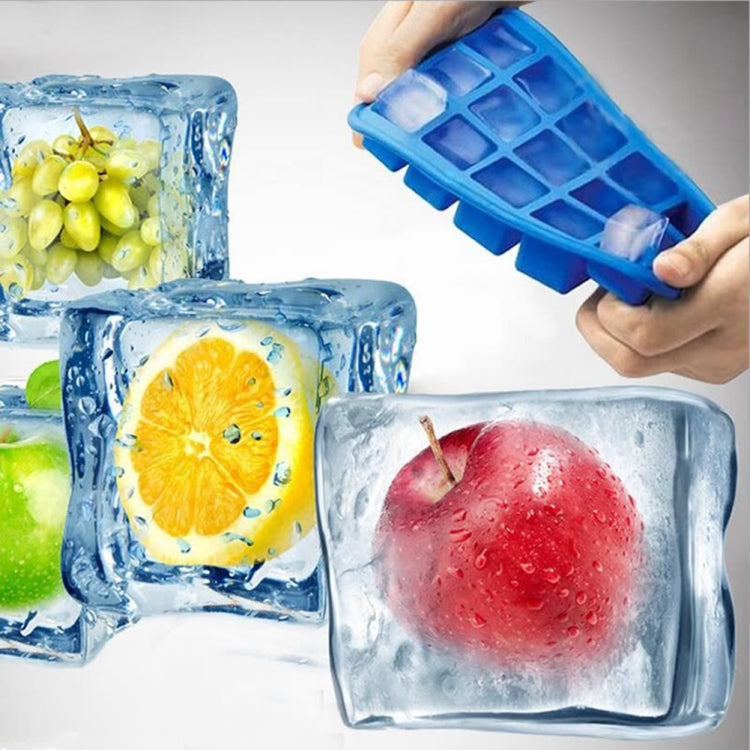 15 Grids DIY Big Ice Cube Mold Square Shape Silicone Ice Tray Fruit Ice Cream Maker 15 Grids DIY Big Ice Cube Mold Square Shape Silicone Ice Tray Fruit Ice Cream Maker