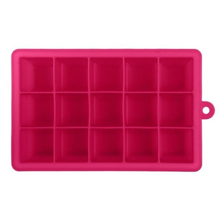 15 Grids DIY Big Ice Cube Mold Square Shape Silicone Ice Tray Fruit Ice Cream Maker 15 Grids DIY Big Ice Cube Mold Square Shape Silicone Ice Tray Fruit Ice Cream Maker