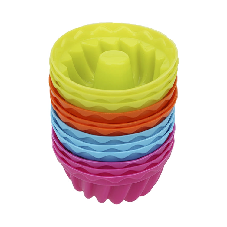 12 pcs Thread Shape Baking Jelly Mould  Silicone Pudding Cupcake Muffin Donut Mold, Thread Shape 12 pcs Thread Shape Baking Jelly Mould  Silicone Pudding Cupcake Muffin Donut Mold, Thread Shape