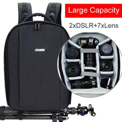 CADeN USB SLR Camera Bag Canon Nikon Professional Waterproof Portable Unisex Camera Bag