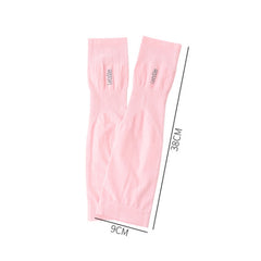 Long Ice Silk Sunscreen Sleeves Cycling Driving Outdoor UV Arm Oversleeve, Length: 38cm