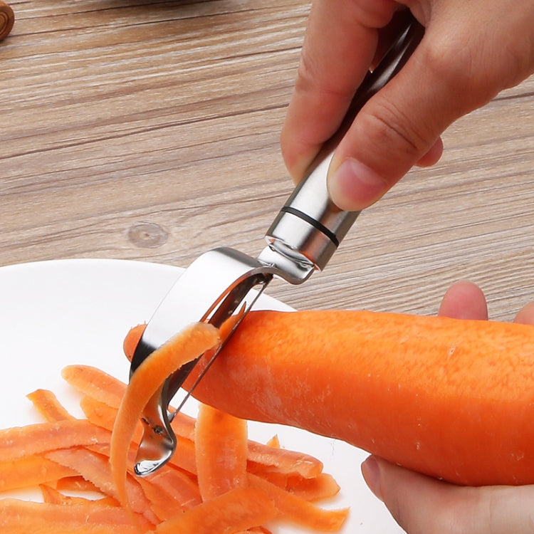 Stainless Steel Peeler Fruit Knife Planer Multi-function Kitchen Scraper Potato Peeling Knife, Triangular Planer, Bow Planer Stainless Steel Peeler Fruit Knife Planer Multi-function Kitchen Scraper Potato Peeling Knife, Triangular Planer, Bow Planer