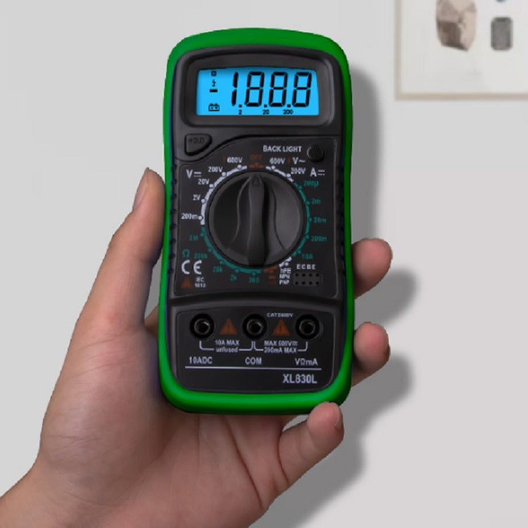XL830L Portable Handheld Digital Multimeter Current and Voltage Test Meter XL830L Portable Handheld Digital Multimeter Current and Voltage Test Meter