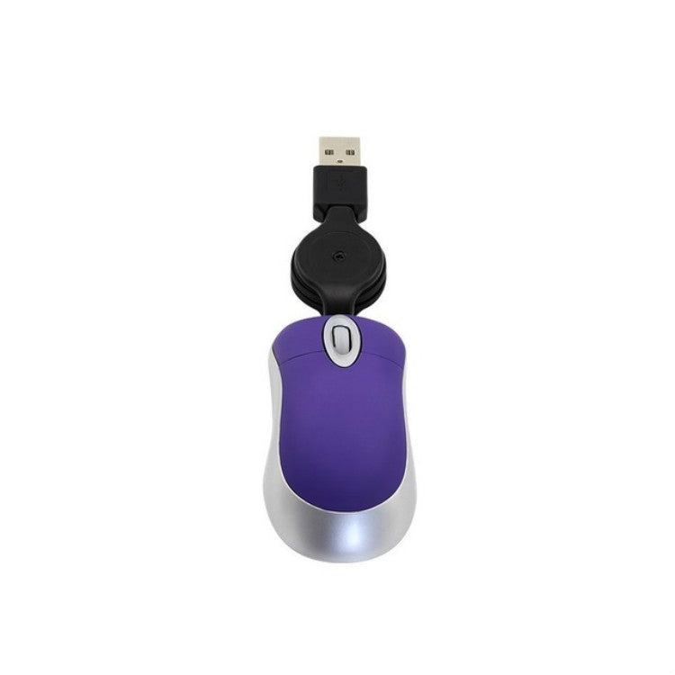 Mini Computer Mouse Retractable USB Cable Optical Ergonomic1600 DPI Portable Small Mice for Laptop Mini Computer Mouse Retractable USB Cable Optical Ergonomic1600 DPI Portable Small Mice for Laptop