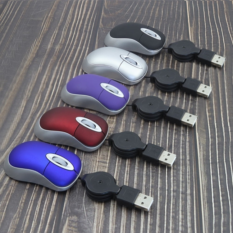 Mini Computer Mouse Retractable USB Cable Optical Ergonomic1600 DPI Portable Small Mice for Laptop Mini Computer Mouse Retractable USB Cable Optical Ergonomic1600 DPI Portable Small Mice for Laptop