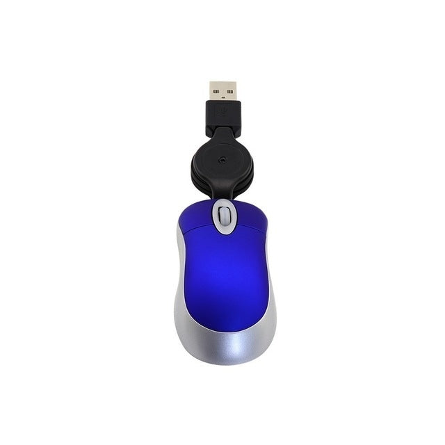 Mini Computer Mouse Retractable USB Cable Optical Ergonomic1600 DPI Portable Small Mice for Laptop Mini Computer Mouse Retractable USB Cable Optical Ergonomic1600 DPI Portable Small Mice for Laptop