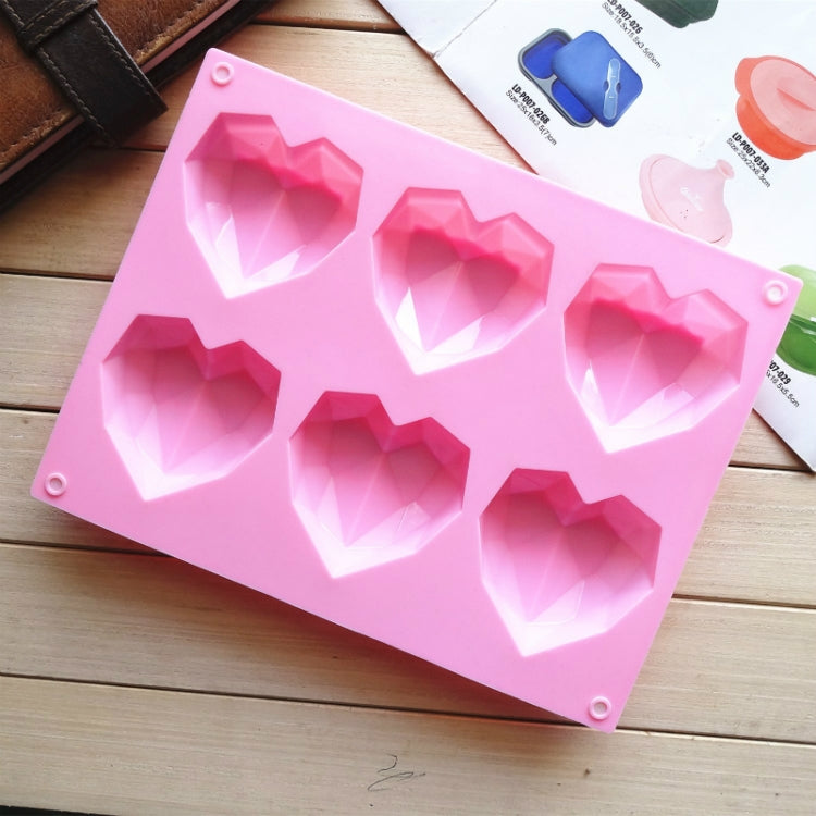 6 in 1 Heart Shape Silicone Mold For Baking Mousse Cake DIY Silicone Molds, 6 in 1 Heart Shape 6 in 1 Heart Shape Silicone Mold For Baking Mousse Cake DIY Silicone Molds, 6 in 1 Heart Shape