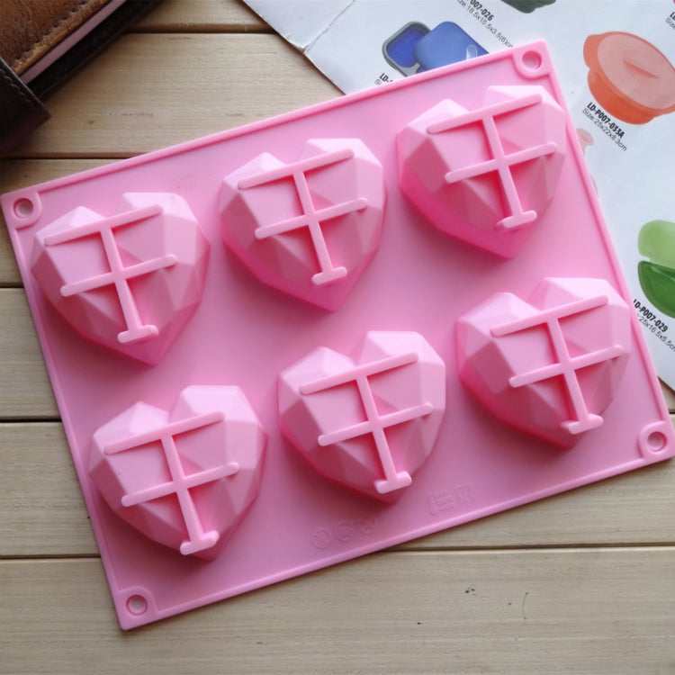 6 in 1 Heart Shape Silicone Mold For Baking Mousse Cake DIY Silicone Molds, 6 in 1 Heart Shape 6 in 1 Heart Shape Silicone Mold For Baking Mousse Cake DIY Silicone Molds, 6 in 1 Heart Shape