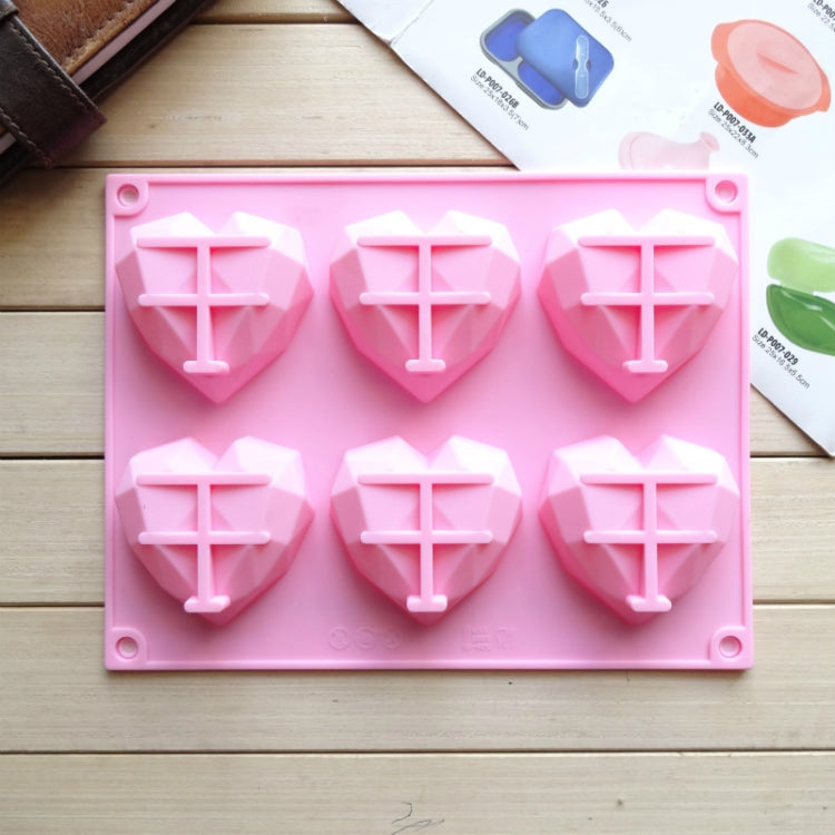 6 in 1 Heart Shape Silicone Mold For Baking Mousse Cake DIY Silicone Molds, 6 in 1 Heart Shape 6 in 1 Heart Shape Silicone Mold For Baking Mousse Cake DIY Silicone Molds, 6 in 1 Heart Shape