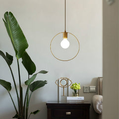 Simple Modern Aisle Copper Lamp