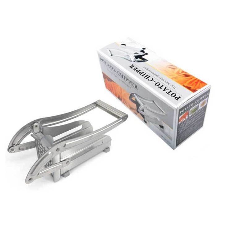 Stainless Steel Manual French Fries Slicer Potato Chipper Chip Cutter Chopper Maker, Potato Cutter 2 Stainless Steel Manual French Fries Slicer Potato Chipper Chip Cutter Chopper Maker, Potato Cutter 2