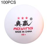 ROYING 10 PCS Professional ABS Table Tennis Training Ball, Diameter: 40mm