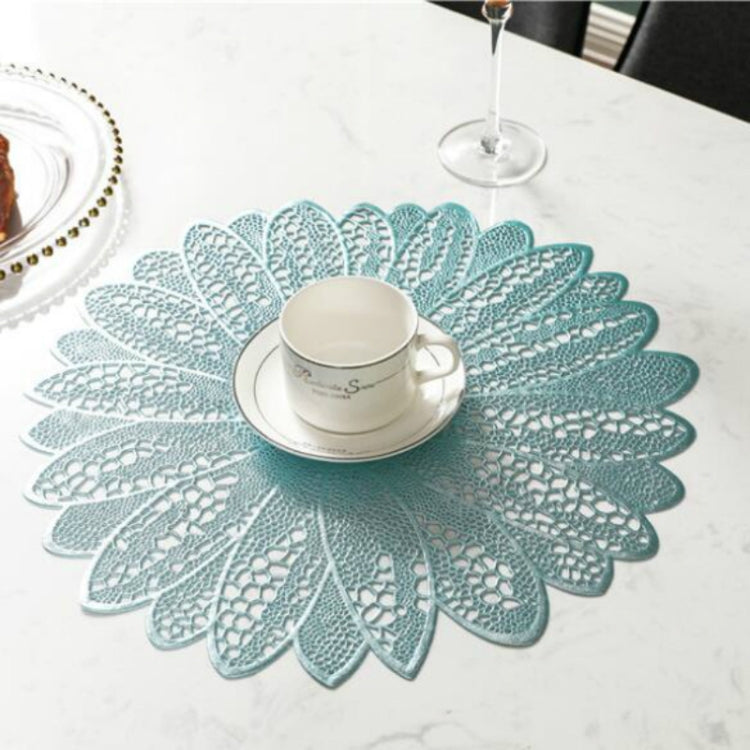 Sunflower Shape Household Fashion PVC Dining Table Placemat Europe Style Kitchen Tools Tableware Pad Coaster Coffee Tea Place Mat Sunflower Shape Household Fashion PVC Dining Table Placemat Europe Style Kitchen Tools Tableware Pad Coaster Coffee Tea Place Mat