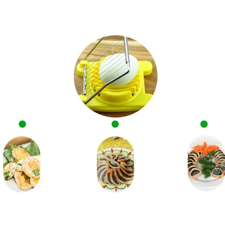 2 PCS Multifunctional Stainless Steel Egg Preserved Egg Slicer Fancy Splitter Kitchen Supplies Egg Cutting Tools 2 PCS Multifunctional Stainless Steel Egg Preserved Egg Slicer Fancy Splitter Kitchen Supplies Egg Cutting Tools