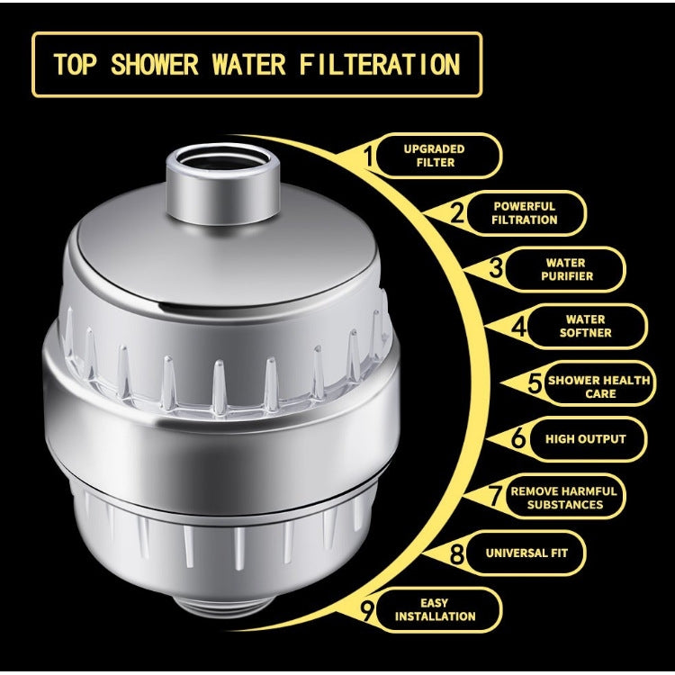 10-15 Layer Activated Carbon Bathroom Shower Filter Bathing Water Filter Purifier Water Shower Set, Activated Carbon Filter 10-15 Layer Activated Carbon Bathroom Shower Filter Bathing Water Filter Purifier Water Shower Set, Activated Carbon Filter
