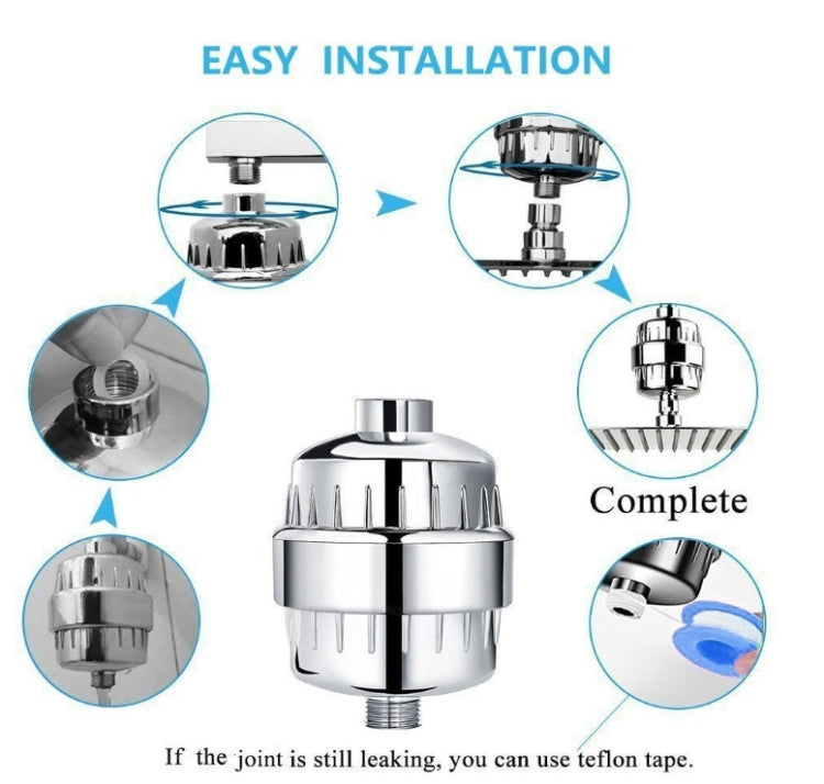 10-15 Layer Activated Carbon Bathroom Shower Filter Bathing Water Filter Purifier Water Shower Set, Activated Carbon Filter 10-15 Layer Activated Carbon Bathroom Shower Filter Bathing Water Filter Purifier Water Shower Set, Activated Carbon Filter