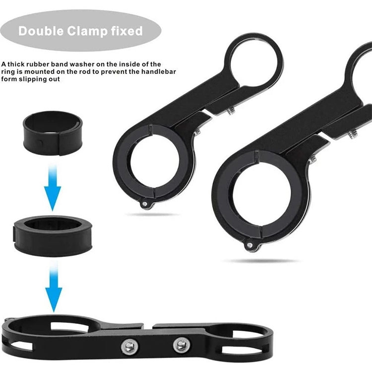 Cycling Handlebar Bike Flashlight Holder Handle Bar Bicycle Accessories Extender Mount Bracket Cycling Handlebar Bike Flashlight Holder Handle Bar Bicycle Accessories Extender Mount Bracket