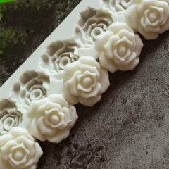 Rose Flower Silicone Mold Fondant Cake Decorating Tools Baking Tools, Rose Flower Shape