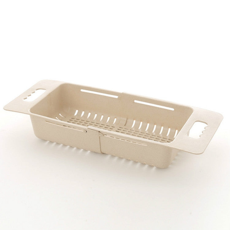 Adjustable Dish Drainer Sink Drain Basket Washing Vegetable Fruit Plastic Drying Rack Adjustable Dish Drainer Sink Drain Basket Washing Vegetable Fruit Plastic Drying Rack