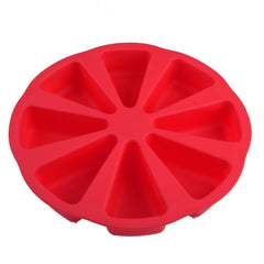 DIY Silicone Eight-point Triangle Mould Silicone Cake Mold Baking Tool, Random Color Delivery, Eight-point Triangle Mould