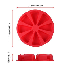 DIY Silicone Eight-point Triangle Mould Silicone Cake Mold Baking Tool, Random Color Delivery, Eight-point Triangle Mould