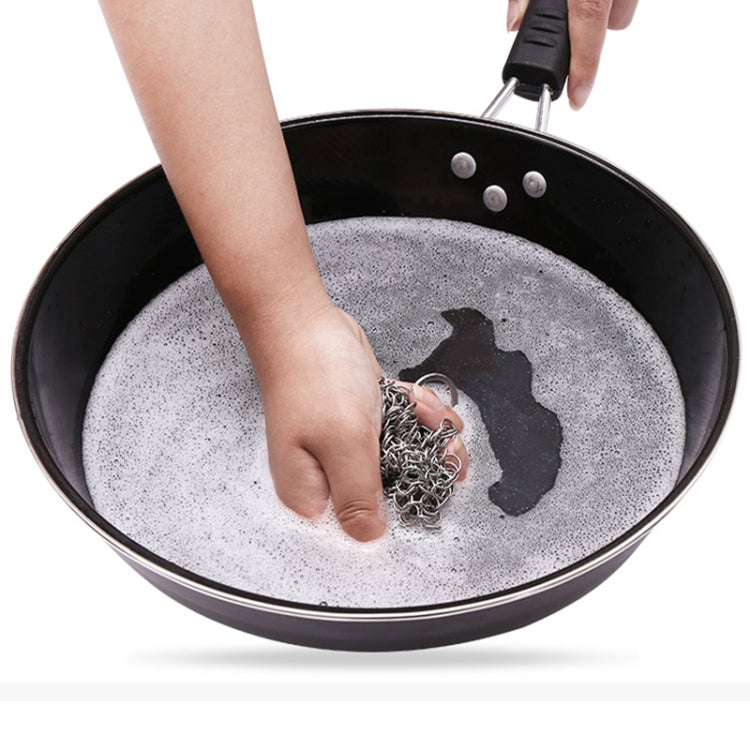 Stainless Steel Square Cast Iron Cleaner Pot Brush Scrubber Home Cookware Kitchen Cleaning Tool Stainless Steel Square Cast Iron Cleaner Pot Brush Scrubber Home Cookware Kitchen Cleaning Tool