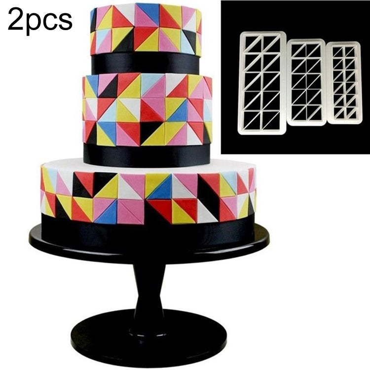 2 PCS Chocolate Cake Geometric Puzzle Embossed Strip Foundation Shape Graphic Biscuit Mold Stamping Tool, Four-sided Diamond, Jigsaw, Hexagon, Square, Regular Triangle, Oblique Triangle 2 PCS Chocolate Cake Geometric Puzzle Embossed Strip Foundation Shape Graphic Biscuit Mold Stamping Tool, Four-sided Diamond, Jigsaw, Hexagon, Square, Regular Triangle, Oblique Triangle