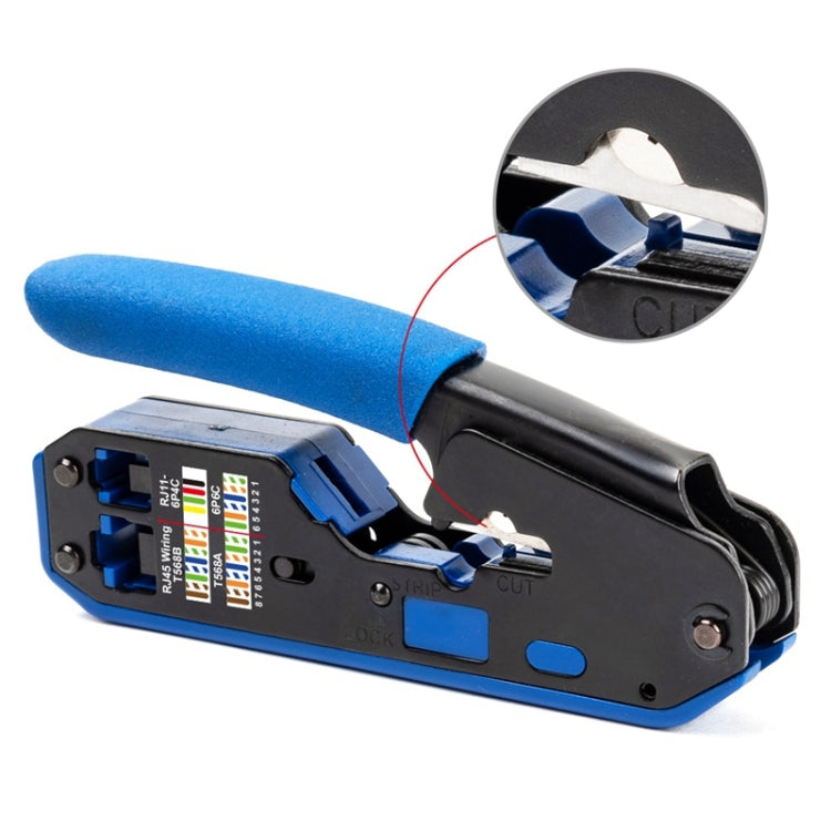 Rj45 Crystal Head 8P6P Network Tool With Stripping Wire Extrusion Crimping Wire Cable Pliers Rj45 Crystal Head 8P6P Network Tool With Stripping Wire Extrusion Crimping Wire Cable Pliers