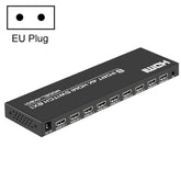 FJGEAR FJ-4K801 4K 8 In 1 Out HDMI HD Video Switcher, FJ-4K801 EU Plug