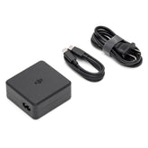 Cargador de escritorio DJI original de 100 W con dos interfaces de salida USB-C, cargador de escritorio de 100 W