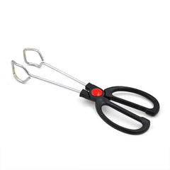 Stainless Steel Plastic Handle Barbecue Tongs Food Clip Barbecue Tools