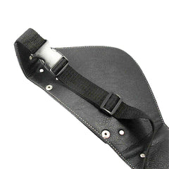 Hairdresser Hair Clipper Comb PU Leather Waist Bag Barber Shop Hair Tools