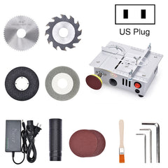 S6 96W Multifunctional Model Desktop Mini Table Saw Cutter,Spec: