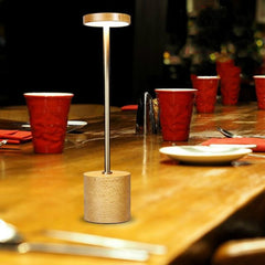 Creative USB Rechargeable Solid Wood Hotel Desk Light LED Children Student Dormitory Eye Protection Reading Learning Lamp