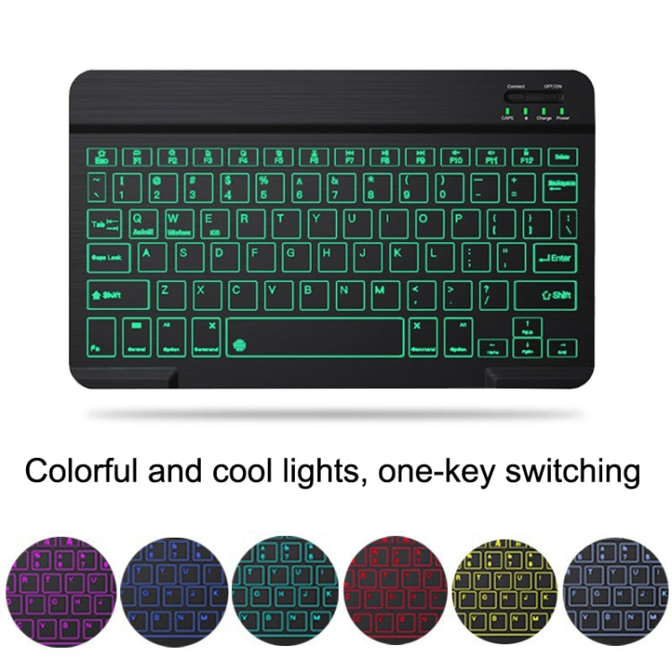 10 Inch RGB Colorful Backlit Bluetooth Keyboard And Mouse Set For Mobile Phone / Tablet 10 Inch RGB Colorful Backlit Bluetooth Keyboard And Mouse Set For Mobile Phone / Tablet