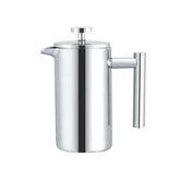 304 Stainless Steel French Pressure Coffee Pot Hand Made Tea Pot