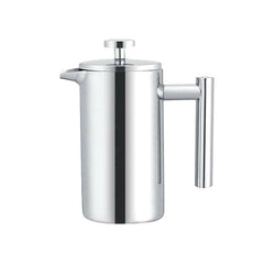 304 Stainless Steel French Pressure Coffee Pot Hand Made Tea Pot
