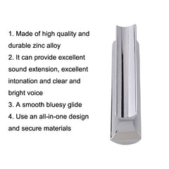 Metal Zinc Alloy Solid Guitar Slider Folk Slide Block