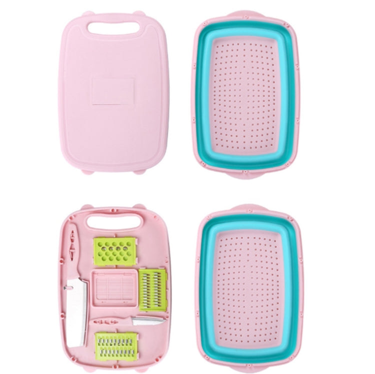9 in 1 Folding Cutting Board Plastic Multi Function Household Cutting Board Kitchen Antibacterial Mildew Cutting Board Cutting Knife Set 9 in 1 Folding Cutting Board Plastic Multi Function Household Cutting Board Kitchen Antibacterial Mildew Cutting Board Cutting Knife Set