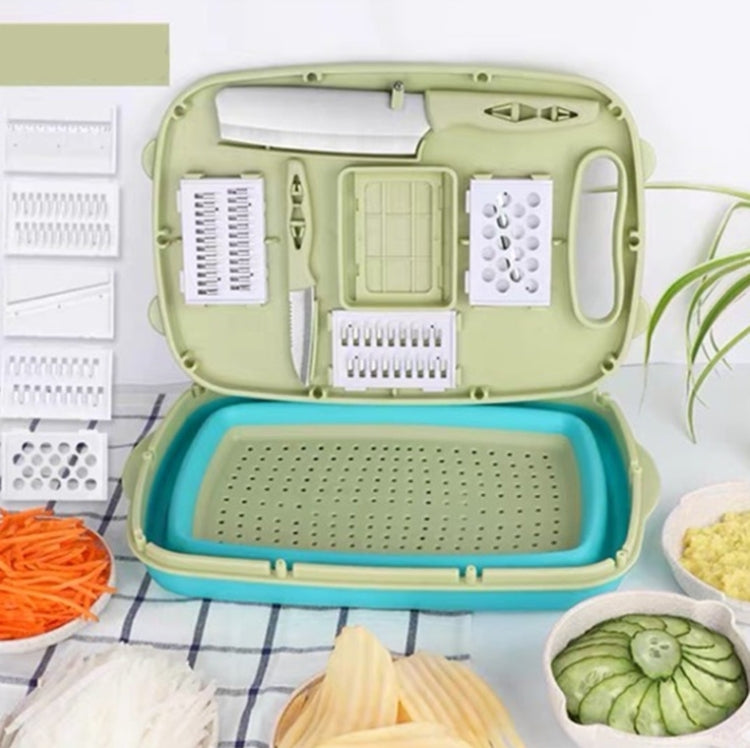 9 in 1 Folding Cutting Board Plastic Multi Function Household Cutting Board Kitchen Antibacterial Mildew Cutting Board Cutting Knife Set 9 in 1 Folding Cutting Board Plastic Multi Function Household Cutting Board Kitchen Antibacterial Mildew Cutting Board Cutting Knife Set