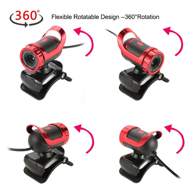 HXSJ A859 480P Computer Network Course Camera Video USB Camera Built-in Sound-absorbing Microphone, Red, Black, No Camera Function Black, No Camera Function  Red HXSJ A859 480P Computer Network Course Camera Video USB Camera Built-in Sound-absorbing Microphone, Red, Black, No Camera Function Black, No Camera Function  Red